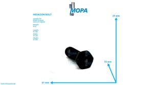 HEXAGON BOLT - 01151552 suitable for MWM & Deutz engines