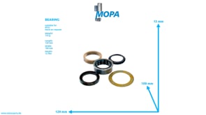 BEARING - 0001513849 suitable for MTU engines