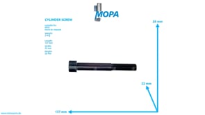 CYLINDER SCREW - 000912016030 suitable for MTU engines