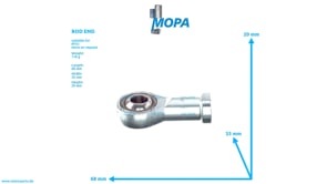 ROD END - 0009964340 suitable for MTU engines