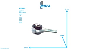 ROD END - 0009966345 suitable for MTU engines