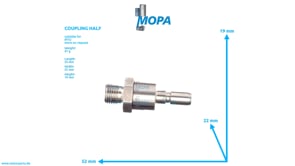 COUPLING HALF - 0009975489 suitable for MTU engines