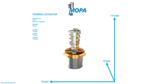 THERMAL ACTUATOR - 0032032375 suitable for MTU engines