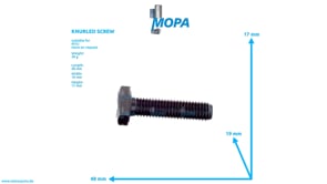 KNURLED SCREW - 0059900201 suitable for MTU engines