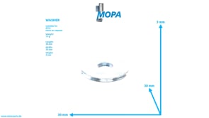 WASHER - 006902009200 suitable for MTU engines
