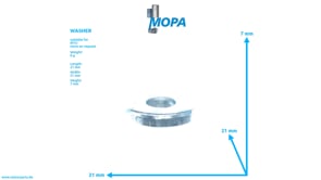 WASHER - 007349008002 suitable for MTU engines