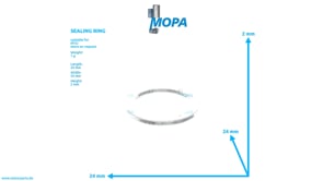 DICHTRING - 007603018107 passend für MTU Motoren