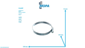 CLAMP - 01148606 suitable for Deutz engines