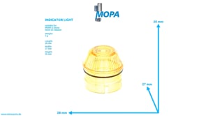 INDICATOR LIGHT - 01176201 suitable for MWM & Deutz engines