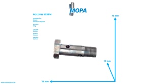 HOLLOW SCREW - 01222532 suitable for Deutz engines