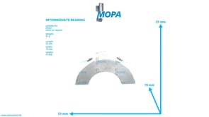 BEARING/SUPPORT - 01300236 suitable for Deutz engines