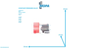 CONSTANT-PRESSURE VALVE - 0000748784 suitable for MTU engines