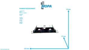 SILENT BLOCK - 0001533940 suitable for MTU engines