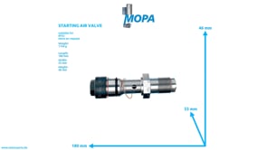 STARTING AIR VALVE - 0001701014 suitable for MTU engines