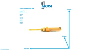DIAL THERMOMETER - 01154241 suitable for Deutz engines
