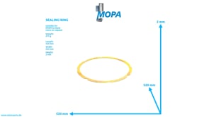 SEALING RING - 04046783 suitable for MWM & Deutz engines