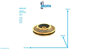 IMPELLER - 04072438 suitable for MWM & Deutz engines