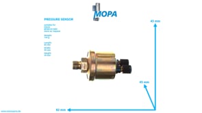 PRESSURE SENSOR - 01182842 suitable for Deutz engines