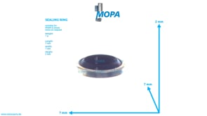 SEALING RING - 01262450 suitable for MWM & Deutz engines