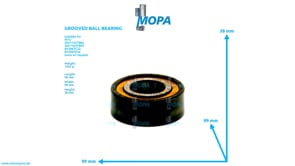 GROOVED BALL BEARING - 205412203010 suitable for MTU engines GROOVED BALL BEARING - 205412203010 suitable for MTU engines