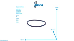 SEALING RING - 12154650 suitable for MWM & Deutz engines