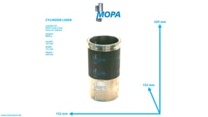 CYLINDER LINER - 51012010324 suitable for MAN D engines