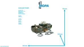 KUEHLMITTELPUMPE - 51065006492 passend für MAN D Motoren