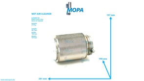 WET AIR CLEANER - 51083010013 suitable for MAN D engines