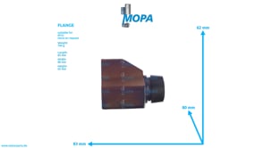 FLANGE - 5800170640 suitable for MTU engines