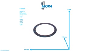 DICHTUNG - 5841421657 passend für MTU Motoren