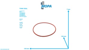 TORIC SEAL - 700429135000 suitable for MTU engines TORIC SEAL - 700429135000 suitable for MTU engines