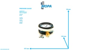 PRESSURE GAUGE - 80996056010 suitable for MAN D-engines