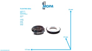 FLOATING SEAL - 8599970400 suitable for MTU engines