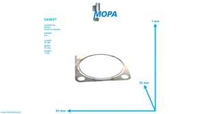 GASKET - 04209203 suitable for Deutz engines