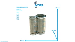 STRAINER ELEMENT - 01173362 suitable for MWM & Deutz engines STRAINER ELEMENT - 01173362 suitable for MWM & Deutz engines