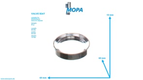 VALVE SEAT - 12306528 suitable for MWM & Deutz engines