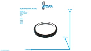 ROTARY SHAFT LIP SEAL - 51015100206 suitable for MAN D engines