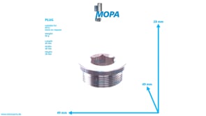 PLUG - 735072042000 suitable for MTU engines PLUG - 735072042000 suitable for MTU engines