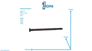 HEXAGON BOLT - 000931008147 suitable for MTU engines