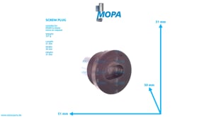SCREW PLUG - 01222893 suitable for MWM & Deutz engines