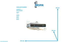COOLANT ELBOW - 51063020994 suitable for MAN D-engines COOLANT ELBOW - 51063020994 suitable for MAN D-engines
