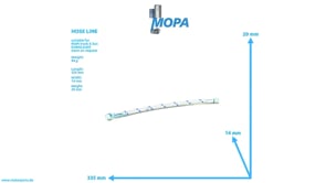 HOSE LINE - 51963410188 suitable for MAN D engines