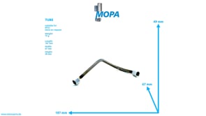 ROHR - 5800706635 passend für MTU Motoren