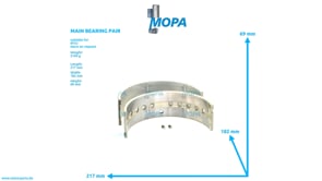 HAUPTLAGERPAAR - 5840306140 passend für MTU Motoren