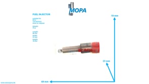 INJECTION NOZZLE - 0020174712 suitable for MTU engines