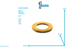 PLAIN WASHER - 01107121 suitable for Deutz engines