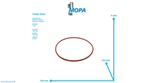TORIC SEAL - 01166170 suitable for MWM & Deutz engines TORIC SEAL - 01166170 suitable for MWM & Deutz engines