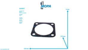 DICHTUNG - 01222935 passend für Deutz Motoren