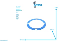 GASKET - 04061585 suitable for MWM & Deutz engines