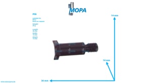 PIN - 071753010000 suitable for MTU engines